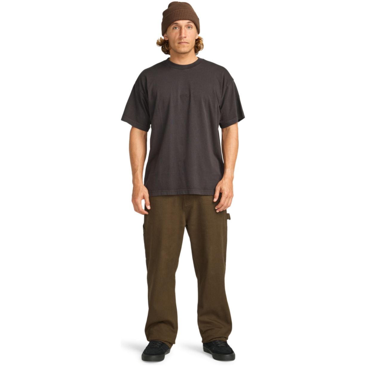 2025 Billabong Mens OG Wave Washed T-Shirt EBYKT00113 - Washed Black